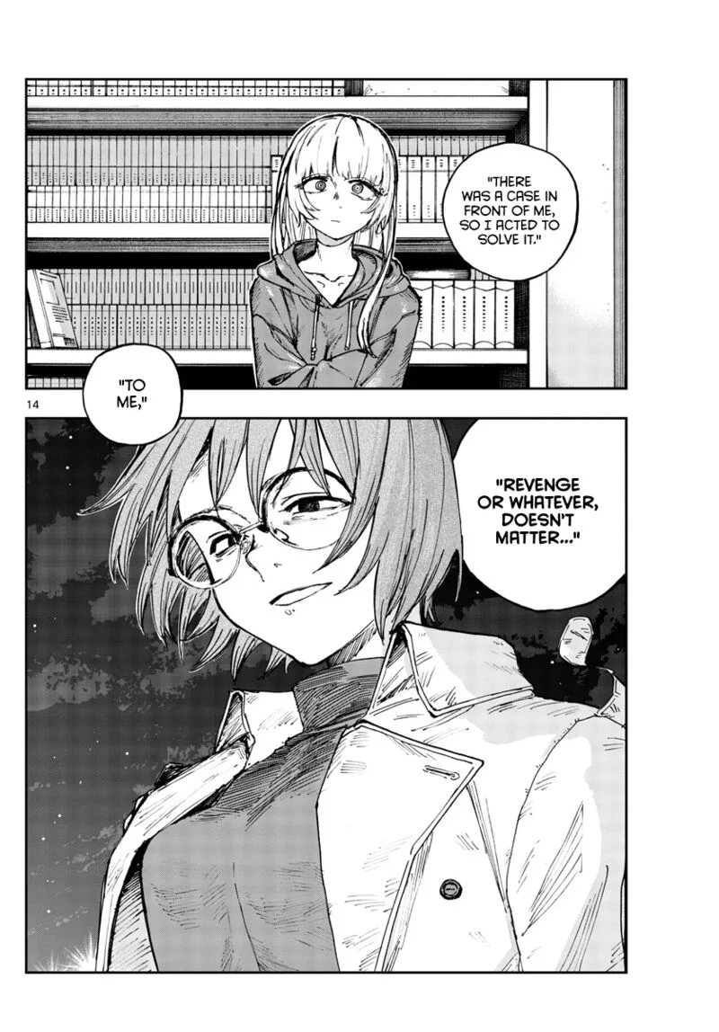 Yofukashi no Uta Chapter 155 page 14