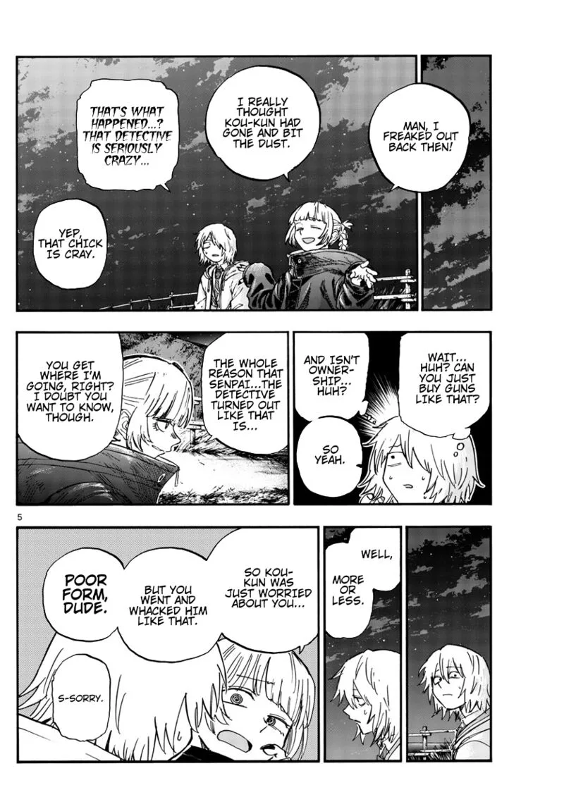 Yofukashi no Uta Chapter 160 page 4