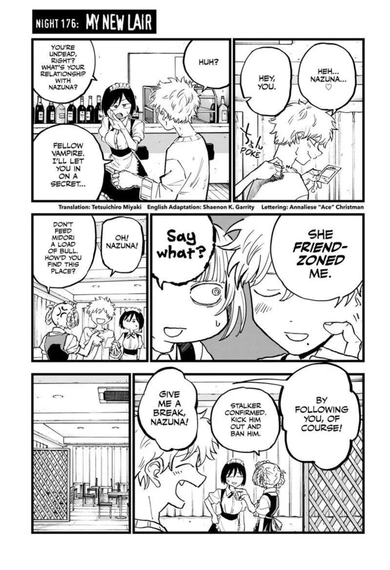 Yofukashi no Uta Chapter 176 page 3