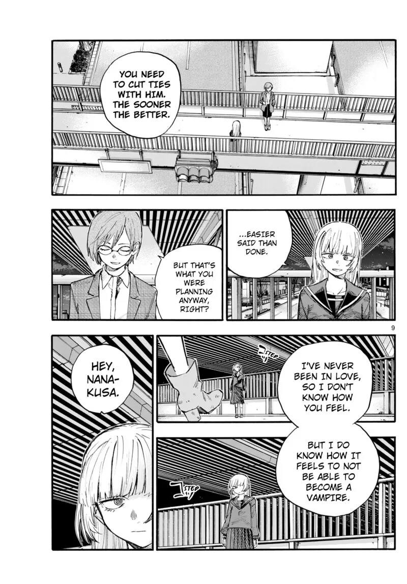Yofukashi no Uta Chapter 181 page 9