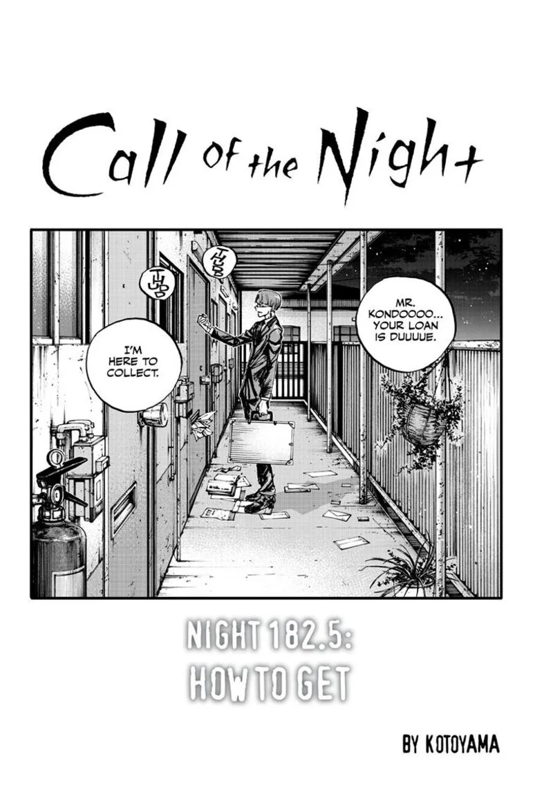 Yofukashi no Uta Chapter 182.5 page 2
