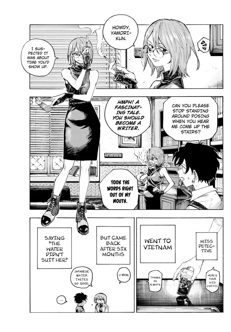 Yofukashi no Uta Chapter 199 page 8