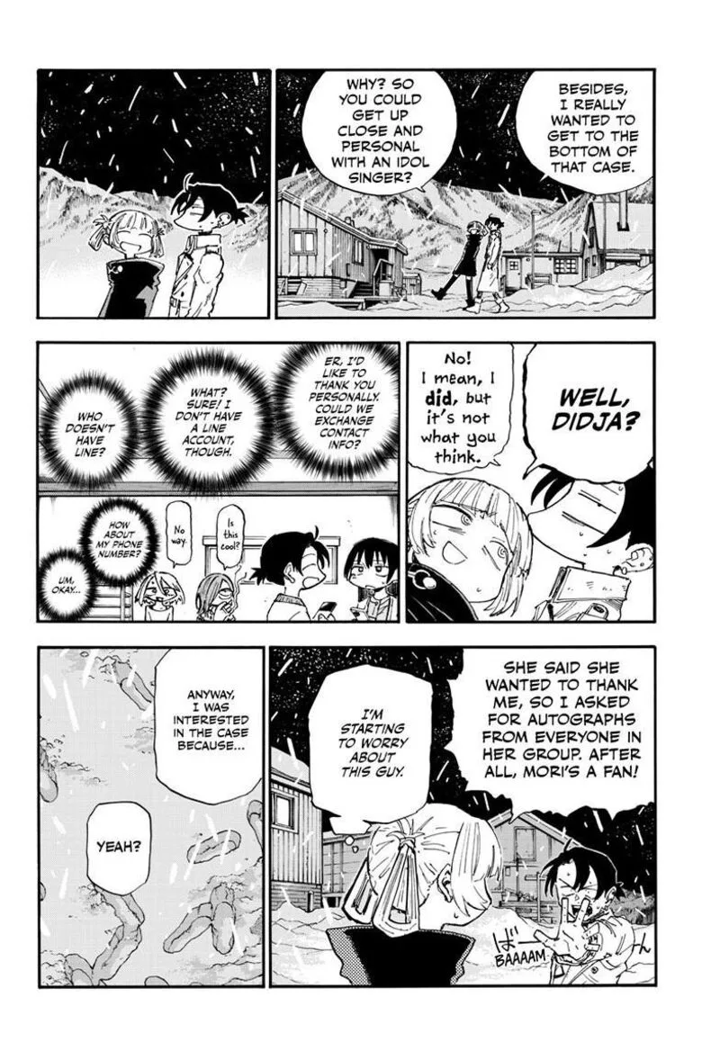 Yofukashi no Uta Chapter 200.8 page 17