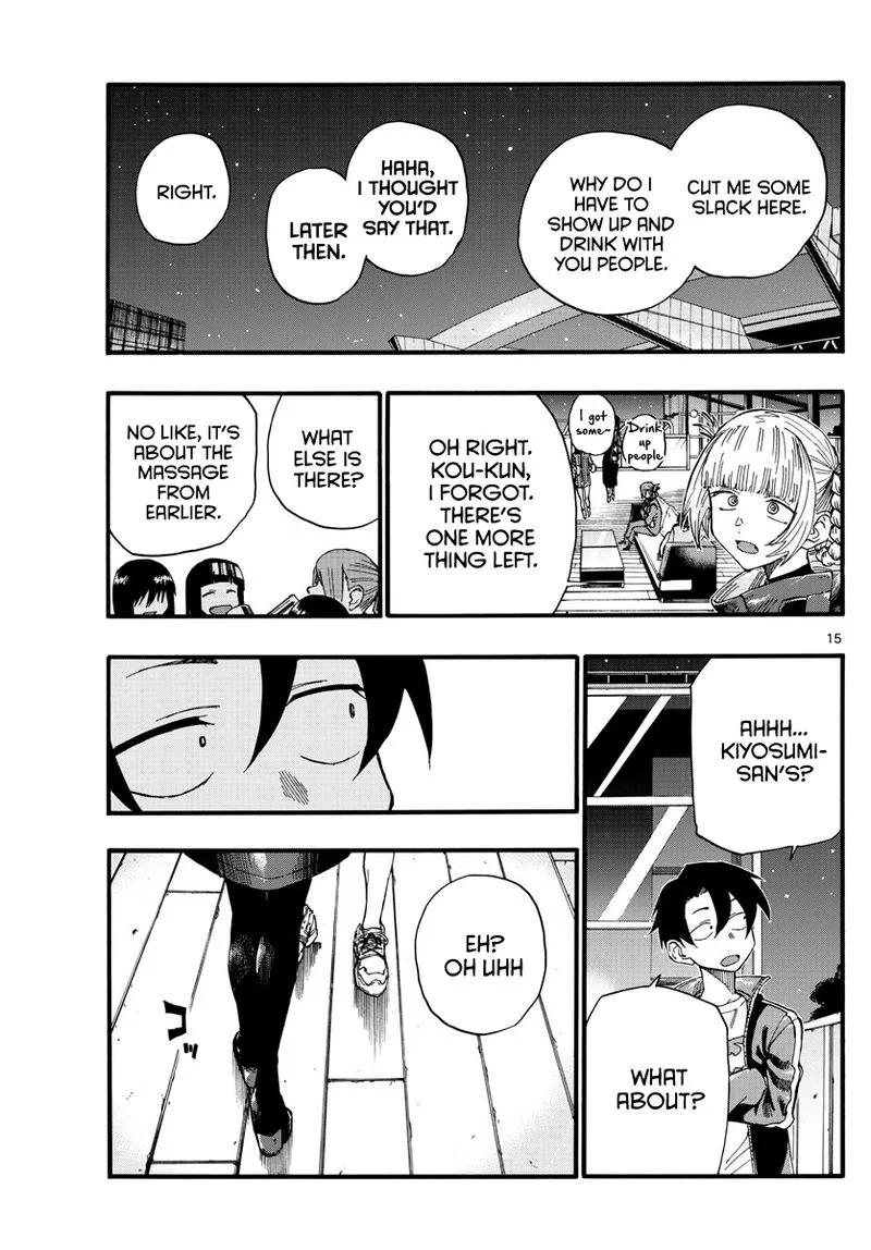 Yofukashi no Uta Chapter 22 page 15