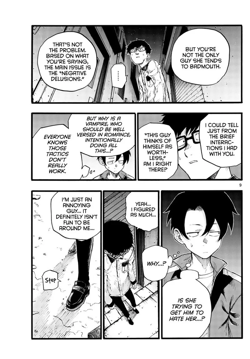 Yofukashi no Uta Chapter 28 page 9