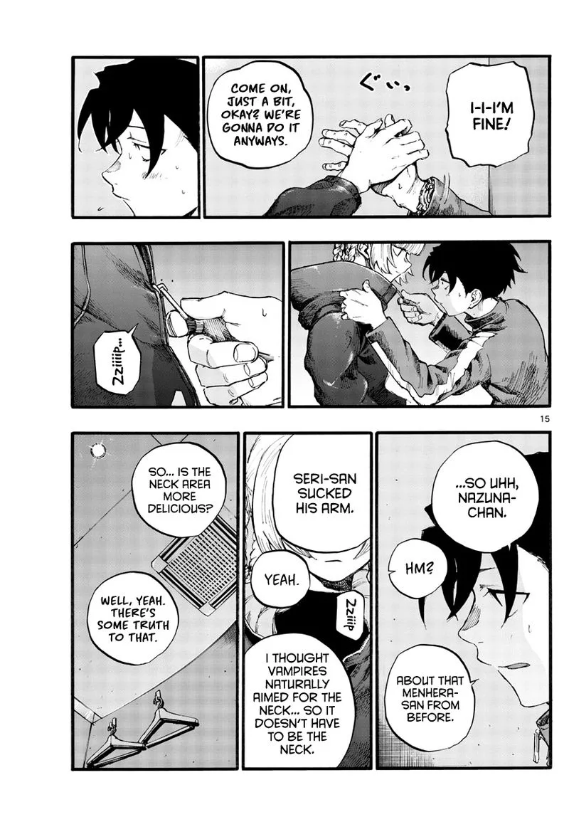 Yofukashi no Uta Chapter 30 page 15
