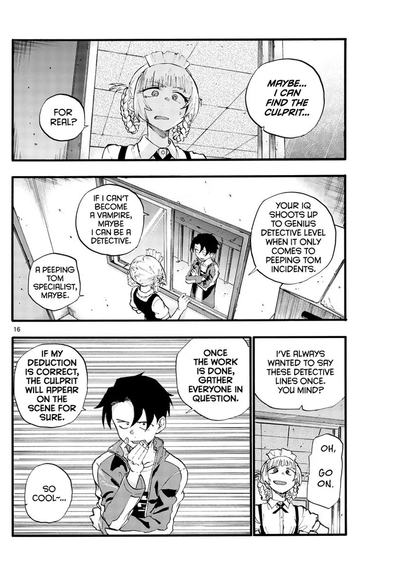 Yofukashi no Uta Chapter 32 page 16