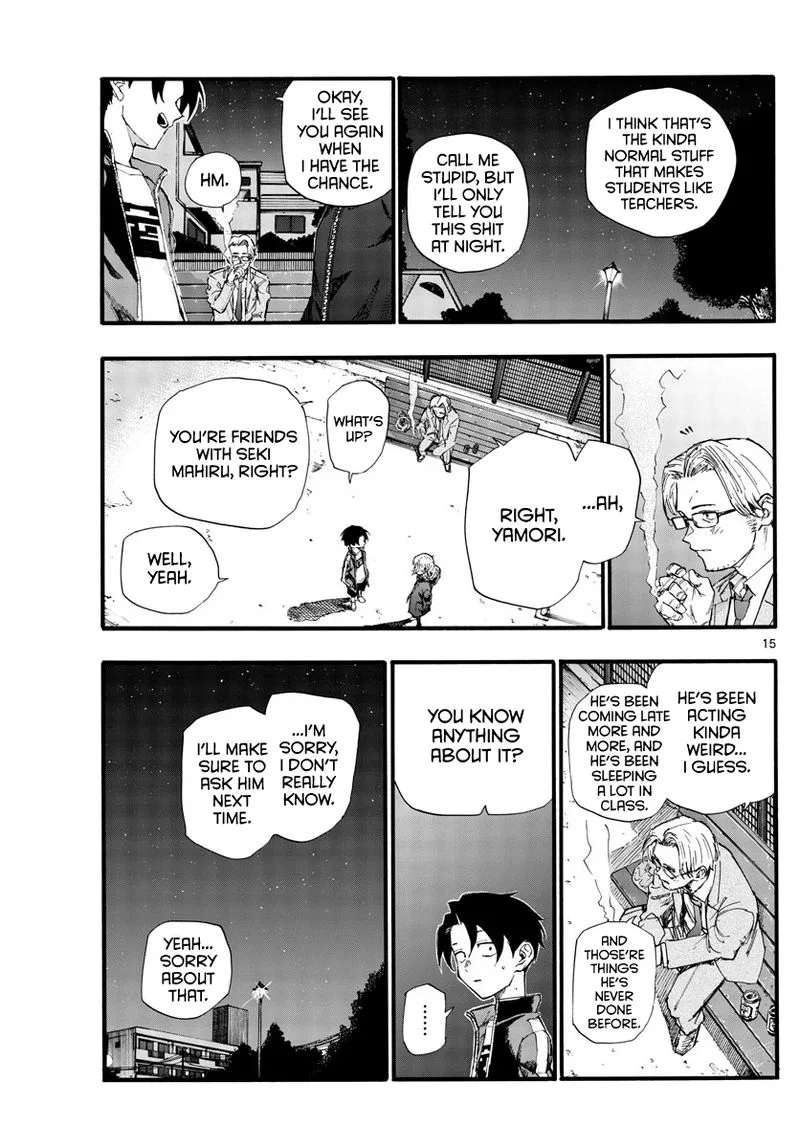 Yofukashi no Uta Chapter 35 page 15