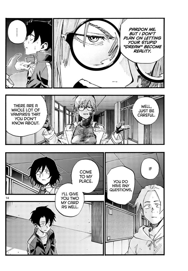 Yofukashi no Uta Chapter 39 page 14