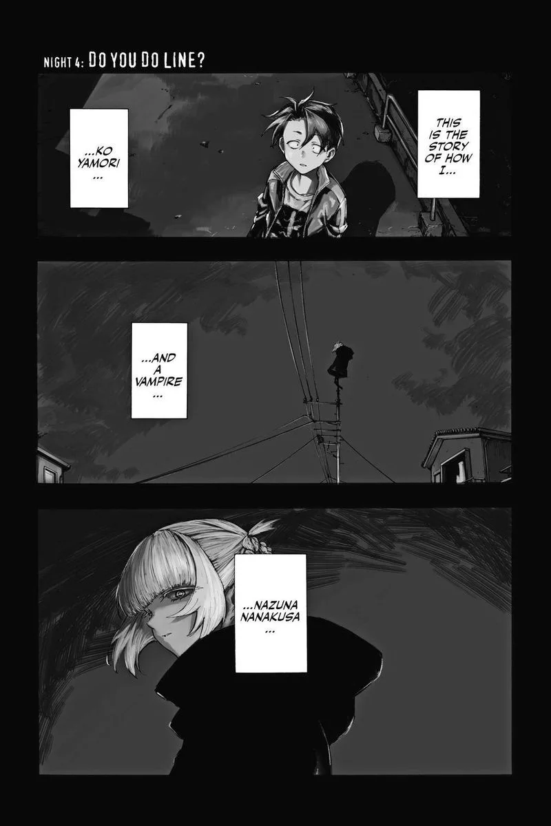 Yofukashi no Uta Chapter 4 page 1