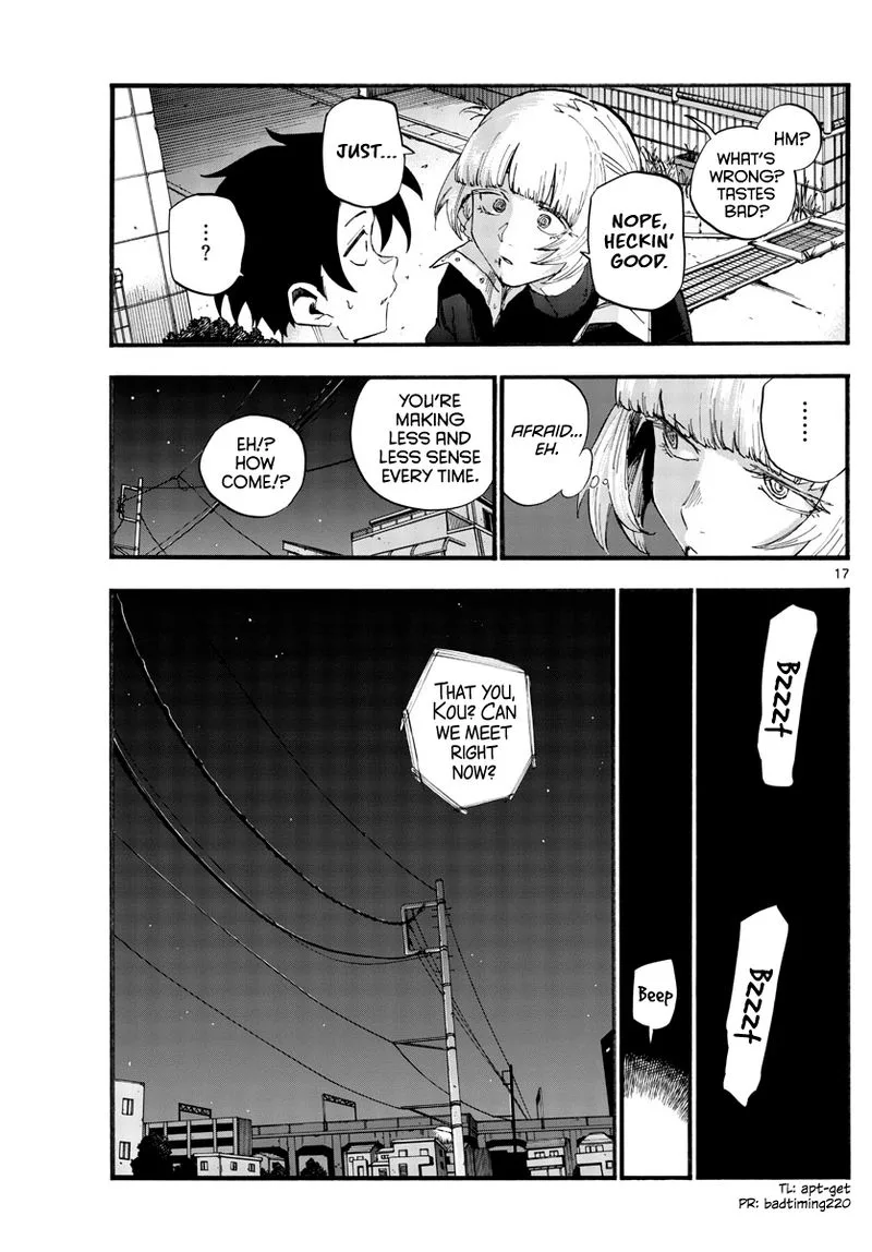 Yofukashi no Uta Chapter 40 page 17