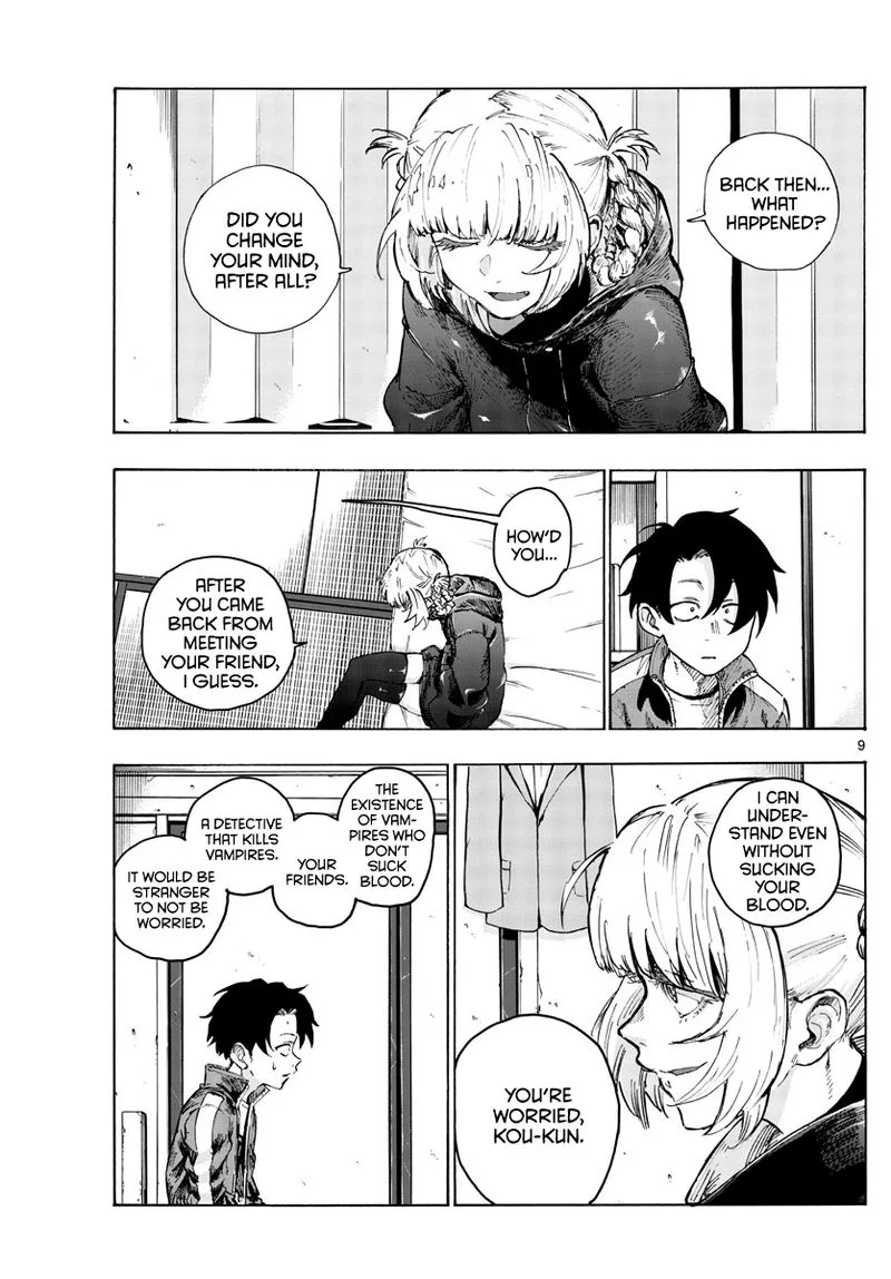 Yofukashi no Uta Chapter 42 page 9