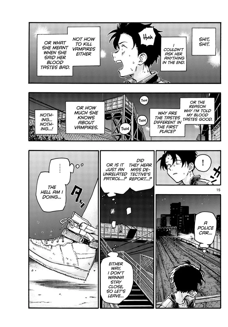 Yofukashi no Uta Chapter 43 page 15