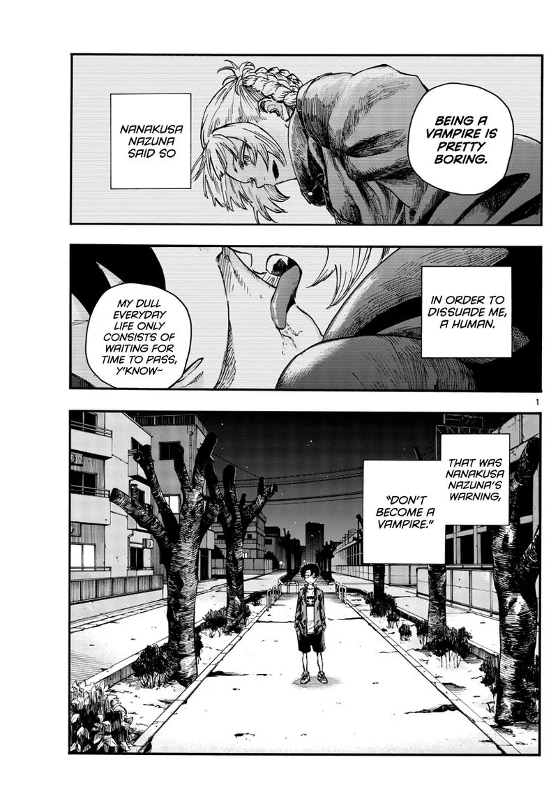 Yofukashi no Uta Chapter 43 page 1