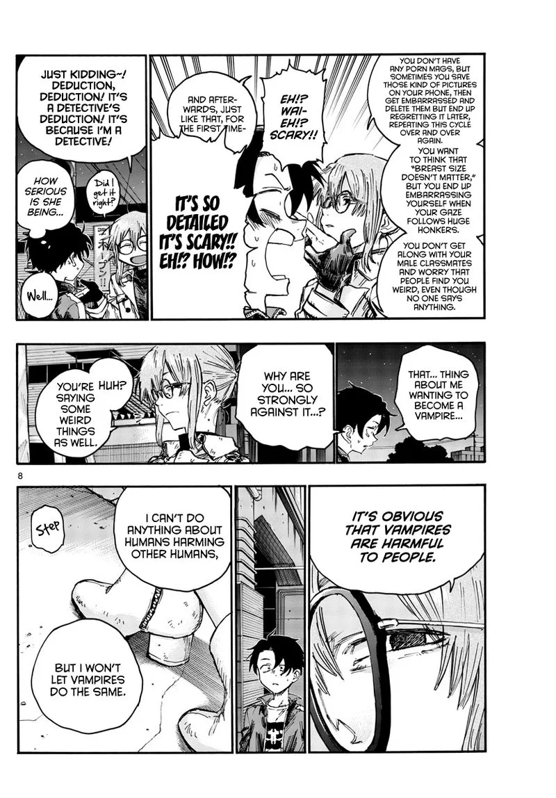 Yofukashi no Uta Chapter 43 page 8
