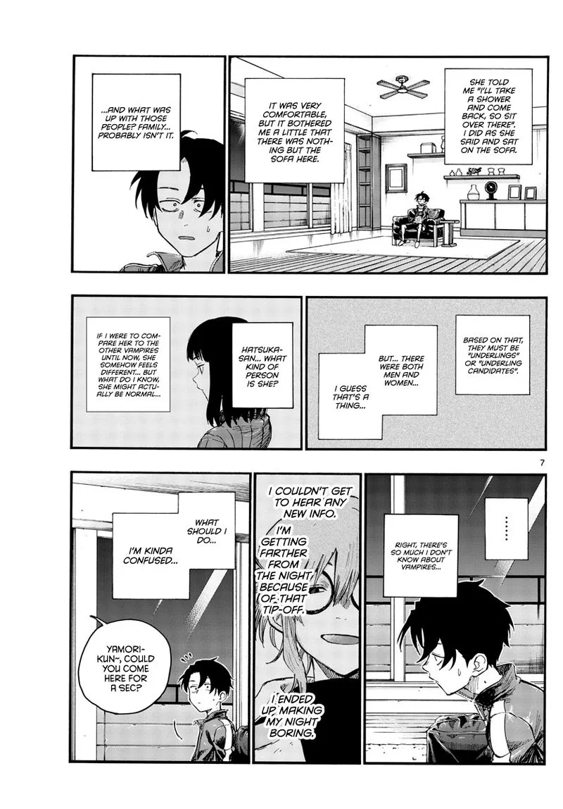 Yofukashi no Uta Chapter 44 page 7