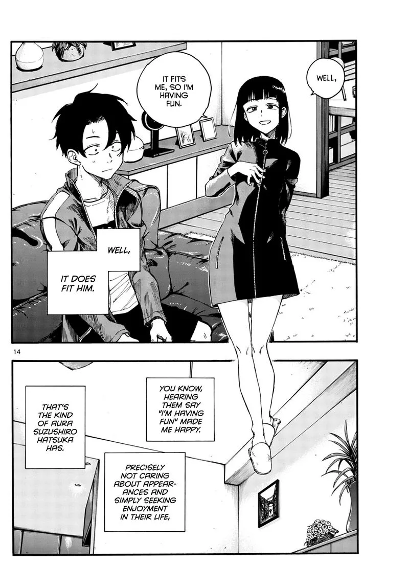 Yofukashi no Uta Chapter 44 page 14