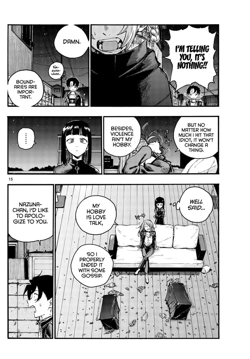 Yofukashi no Uta Chapter 46 page 15