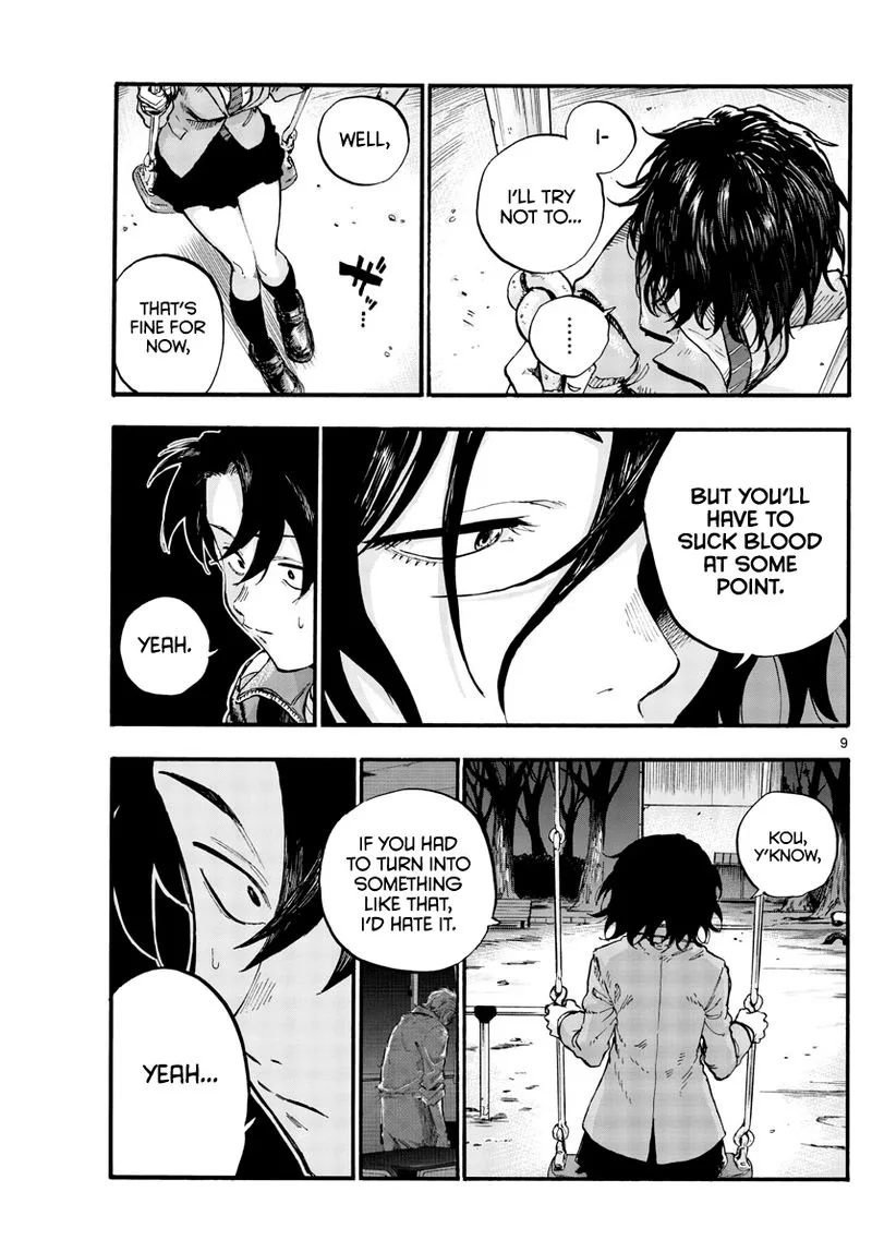 Yofukashi no Uta Chapter 48 page 9