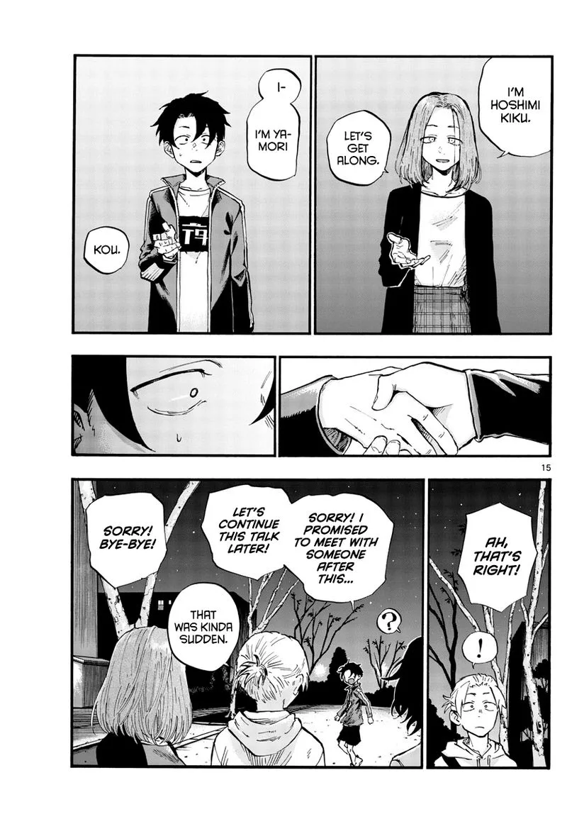 Yofukashi no Uta Chapter 48 page 15