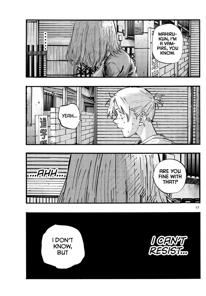 Yofukashi no Uta Chapter 49 page 17