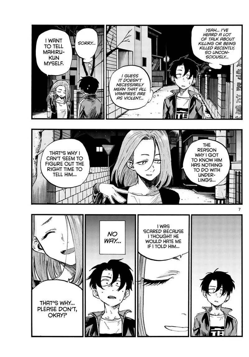 Yofukashi no Uta Chapter 49 page 7