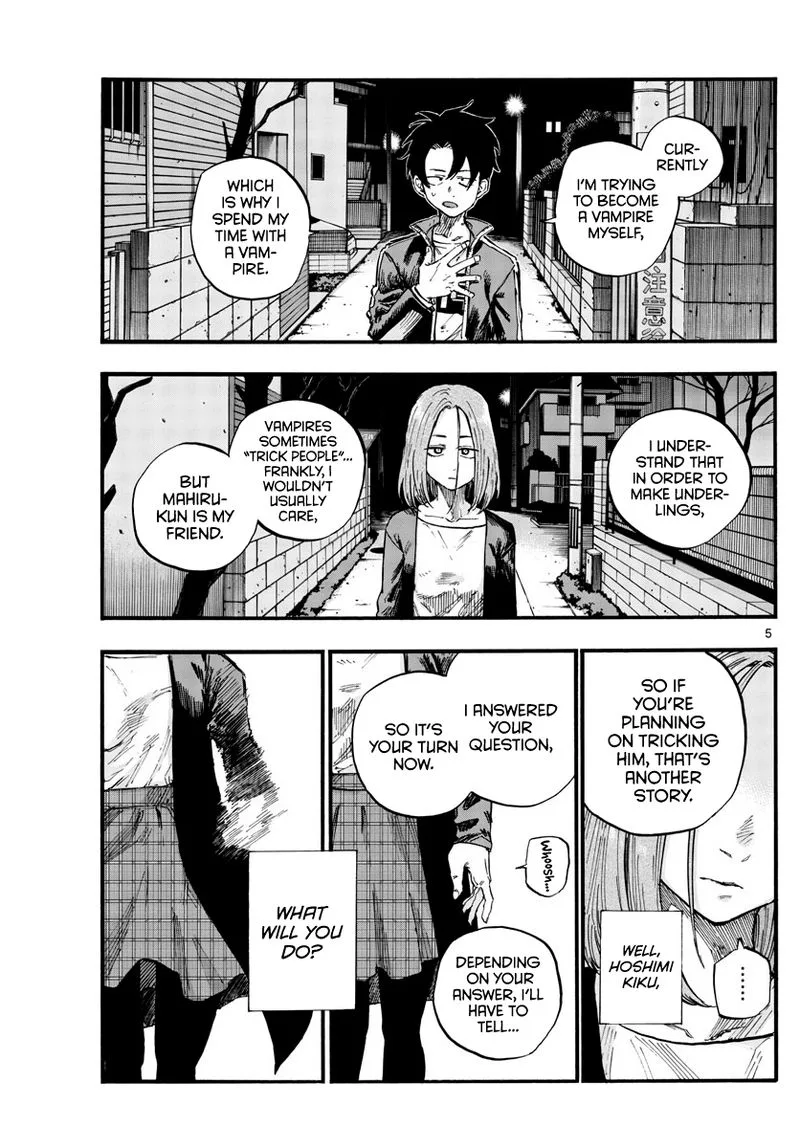 Yofukashi no Uta Chapter 49 page 5