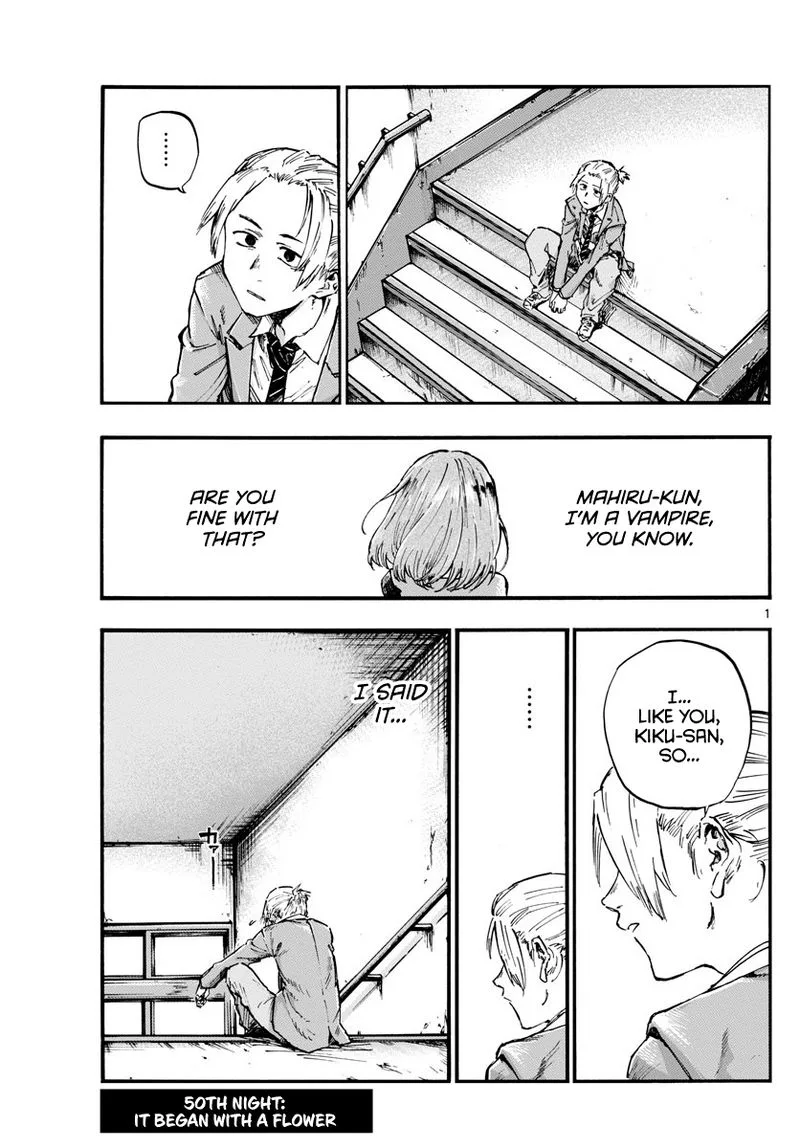 Yofukashi no Uta Chapter 50 page 1