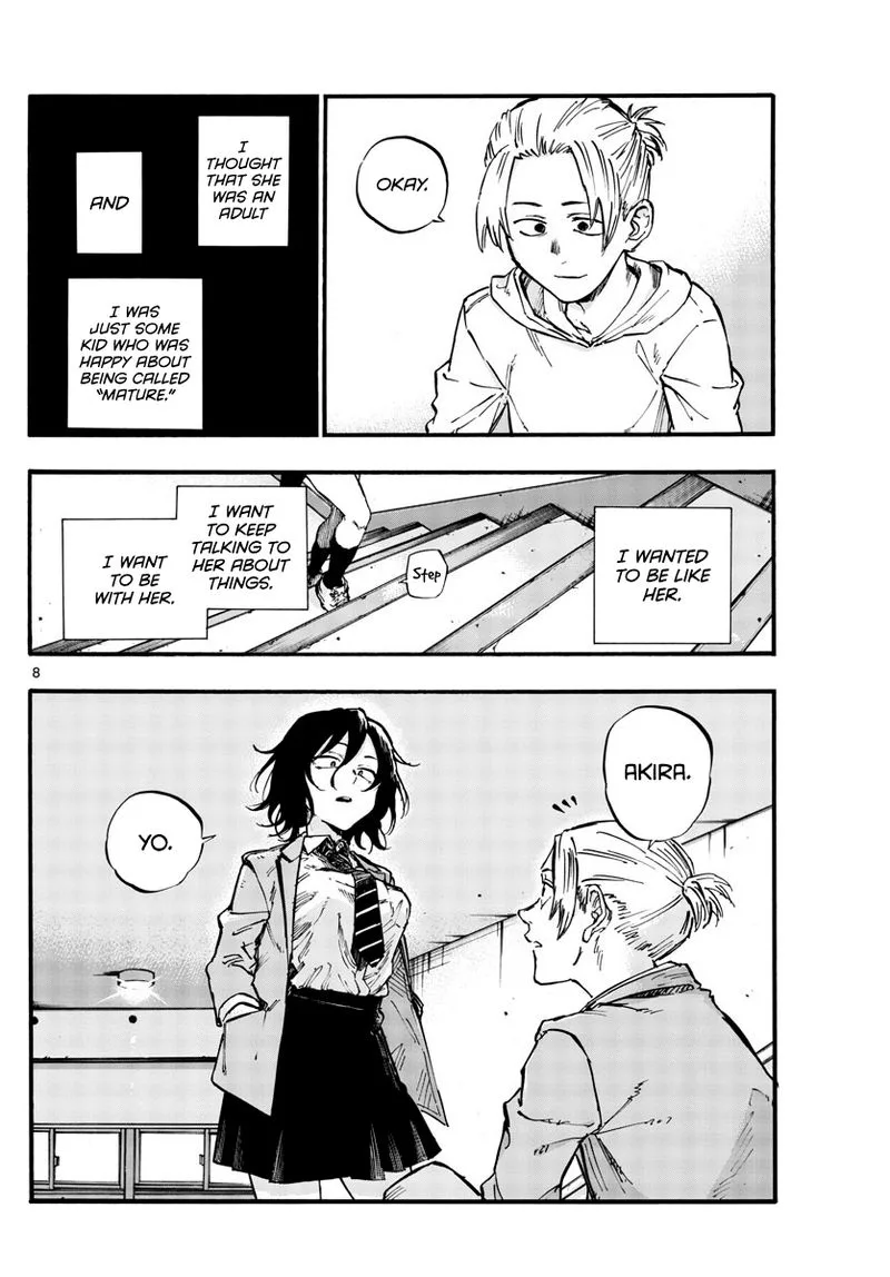 Yofukashi no Uta Chapter 50 page 8