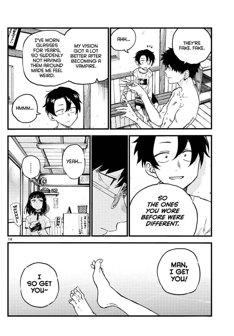 Yofukashi no Uta Chapter 54 page 14