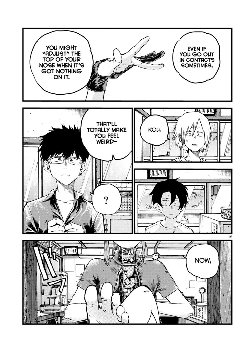 Yofukashi no Uta Chapter 54 page 15