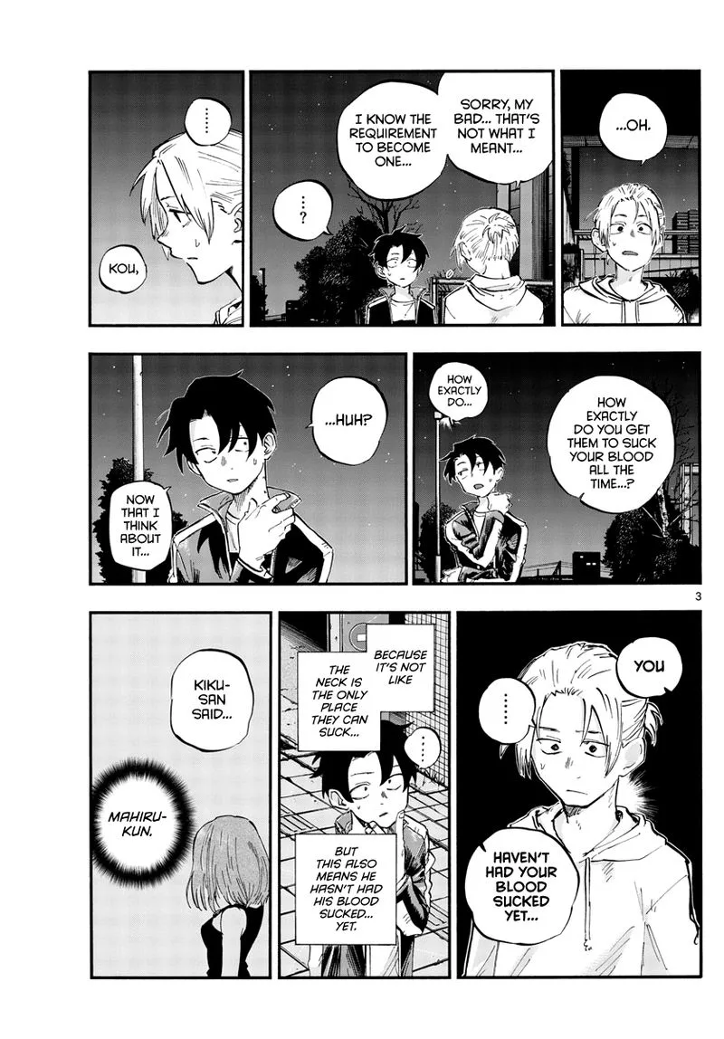 Yofukashi no Uta Chapter 54 page 3