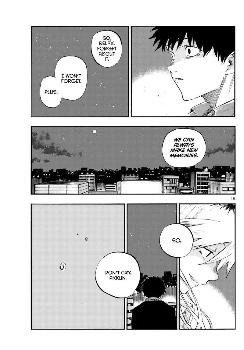 Yofukashi no Uta Chapter 56 page 15