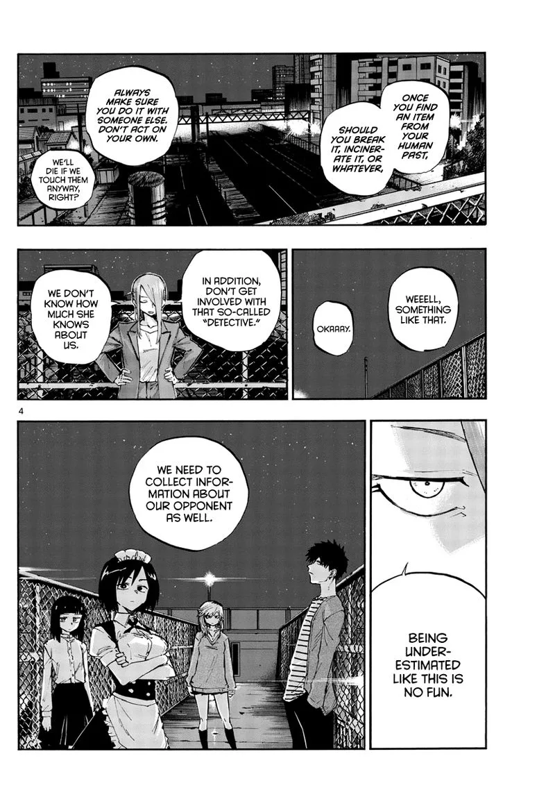 Yofukashi no Uta Chapter 57 page 4