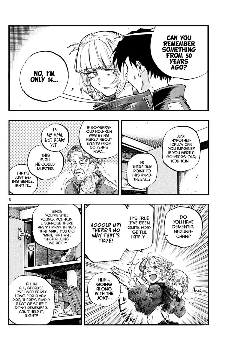 Yofukashi no Uta Chapter 57 page 6