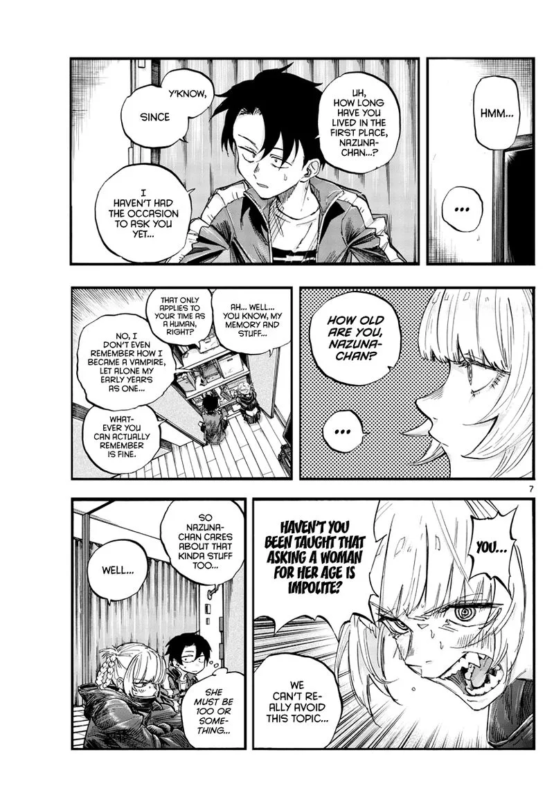 Yofukashi no Uta Chapter 57 page 7