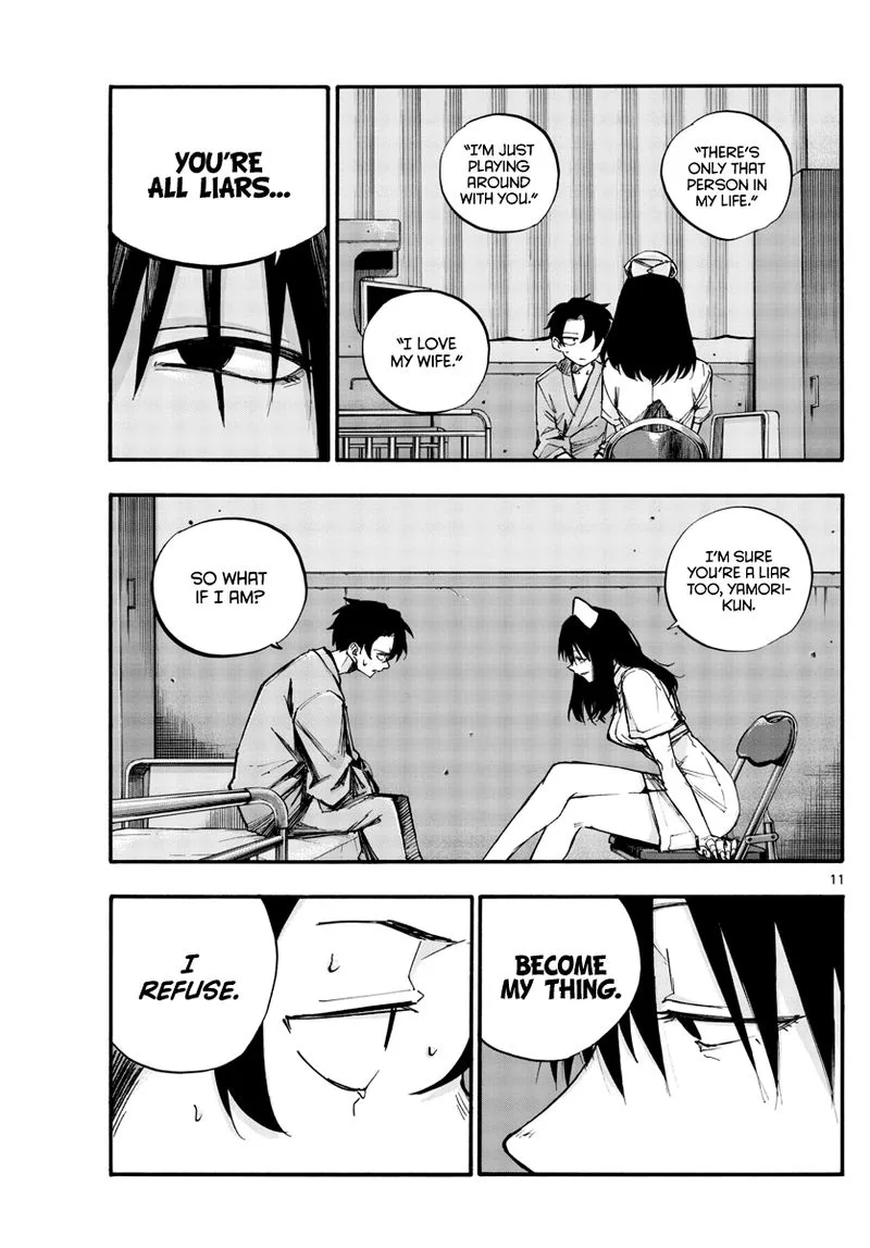 Yofukashi no Uta Chapter 59 page 11