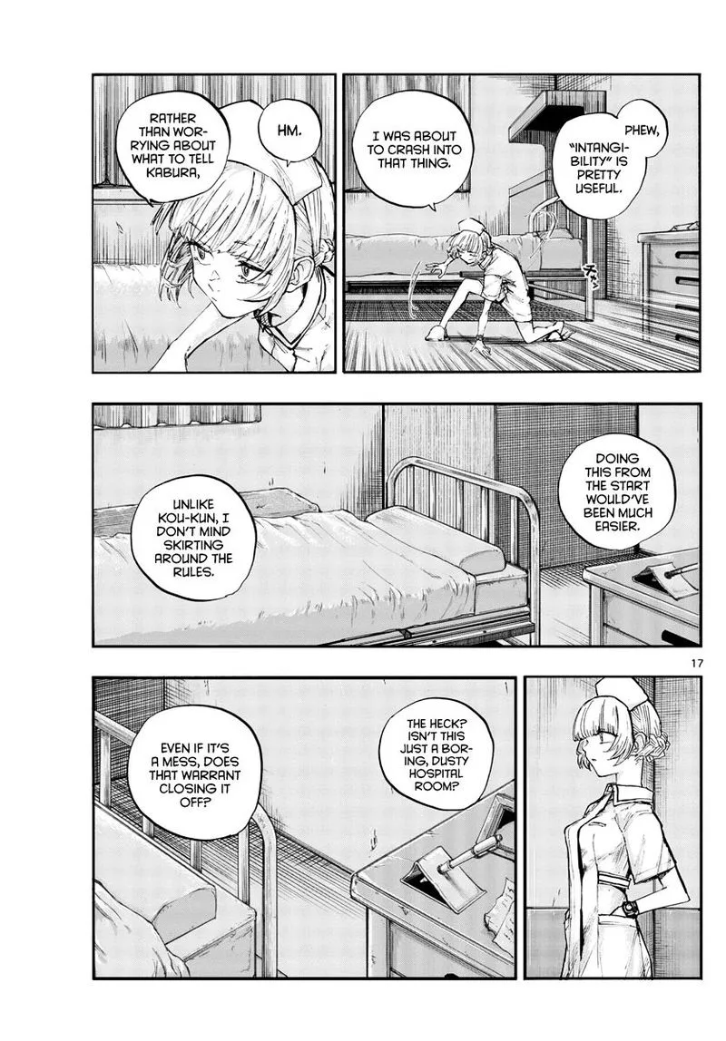 Yofukashi no Uta Chapter 59 page 17
