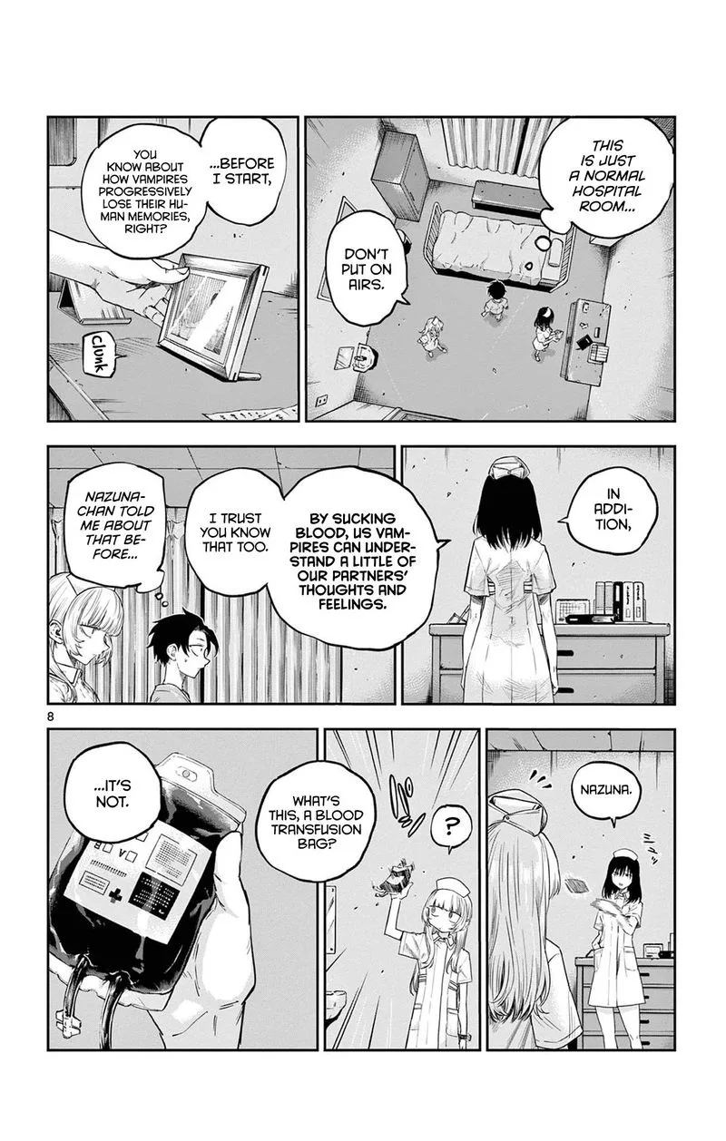 Yofukashi no Uta Chapter 60 page 8