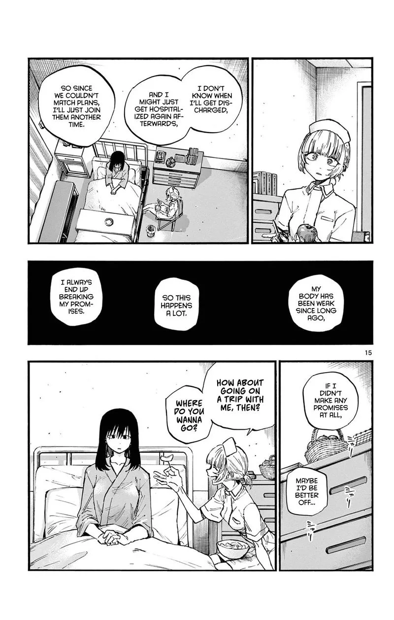 Yofukashi no Uta Chapter 60 page 15