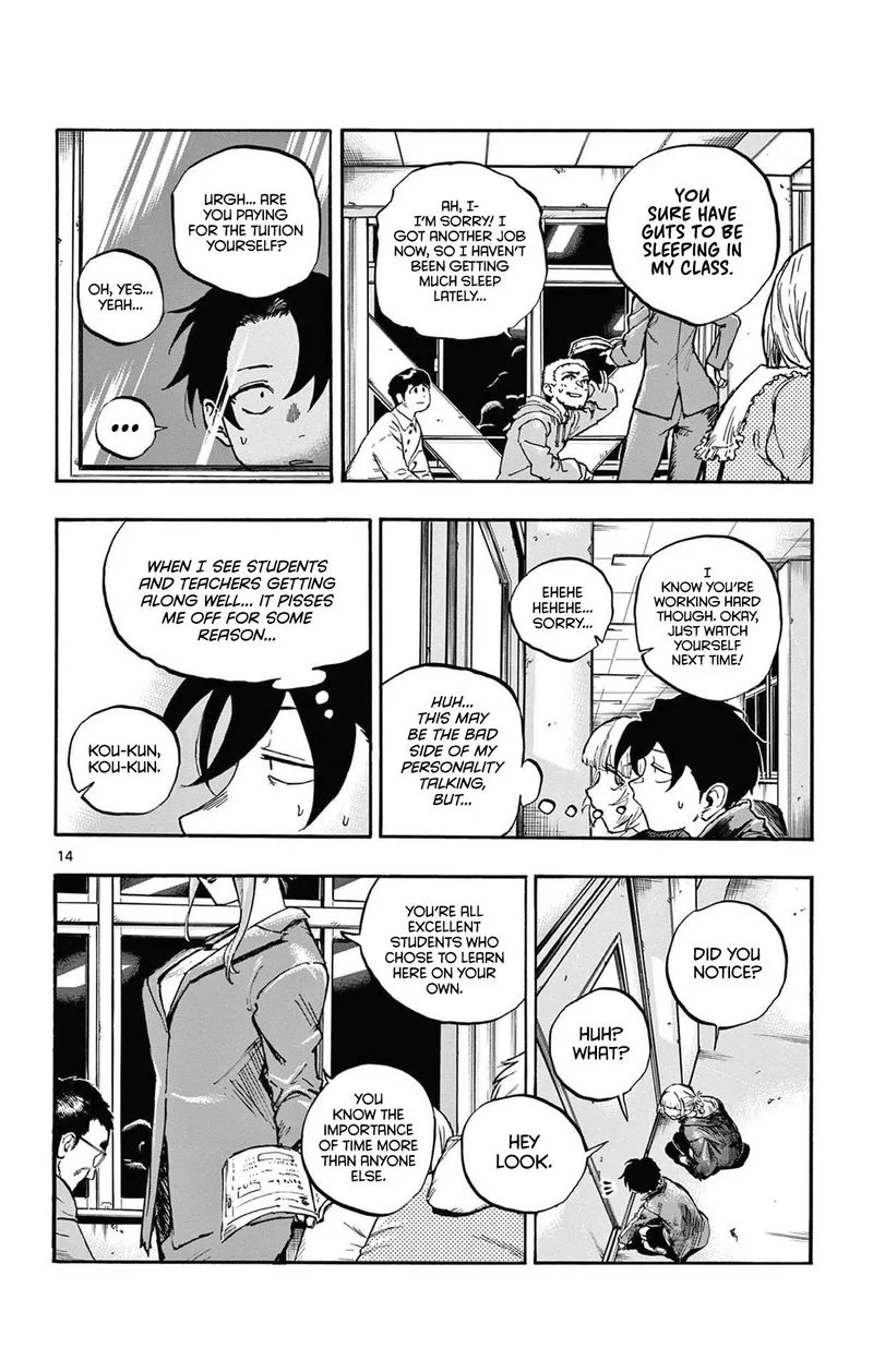 Yofukashi no Uta Chapter 69 page 14