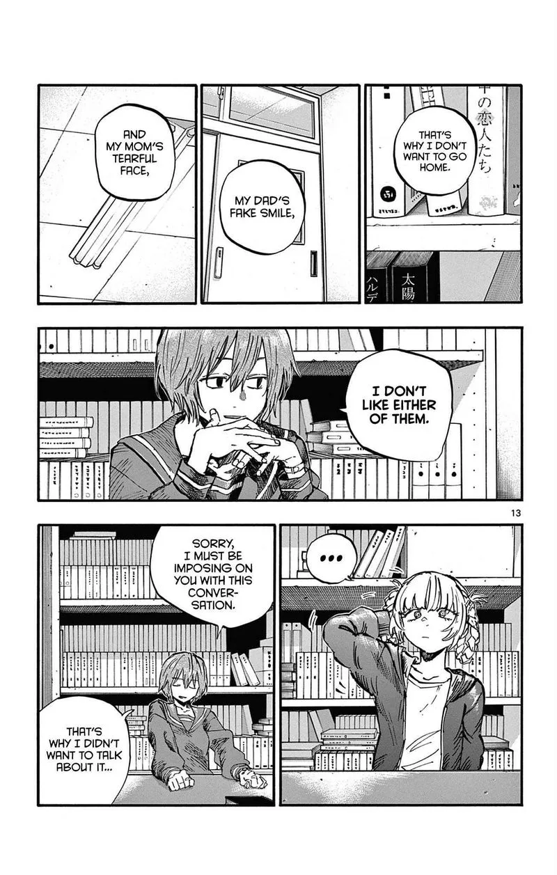 Yofukashi no Uta Chapter 76 page 13