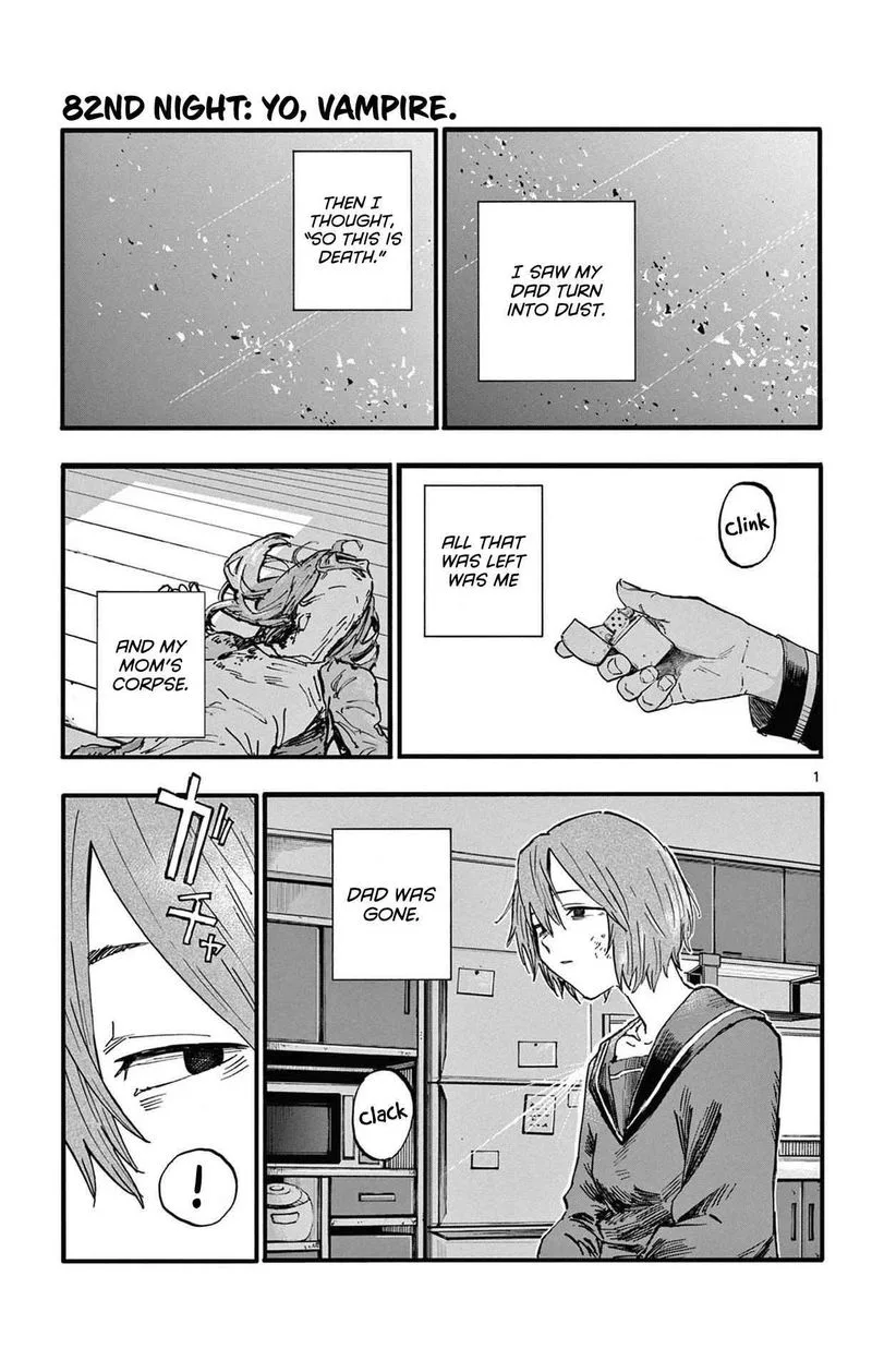 Yofukashi no Uta Chapter 82 page 1