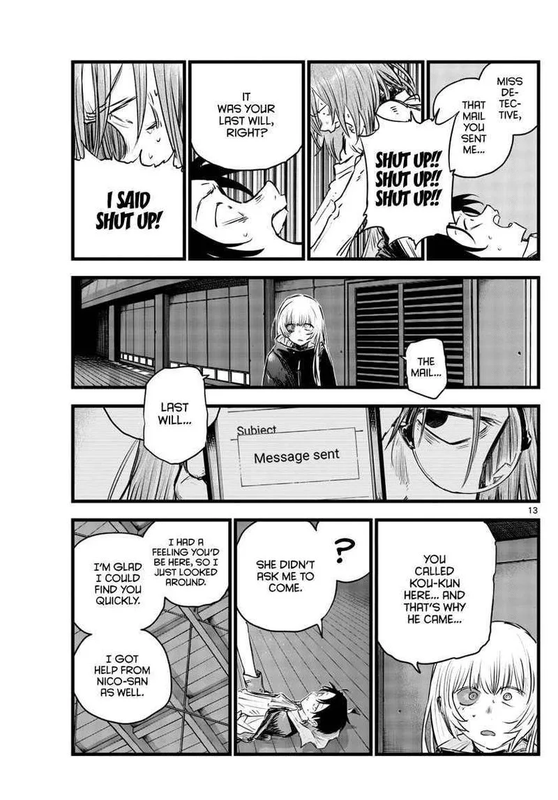Yofukashi no Uta Chapter 90 page 13