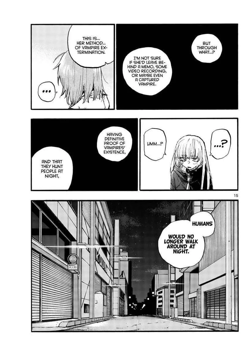 Yofukashi no Uta Chapter 90 page 15