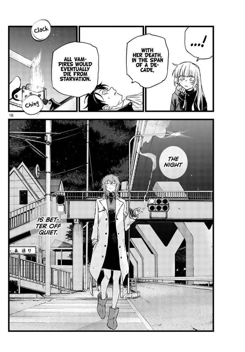 Yofukashi no Uta Chapter 90 page 16