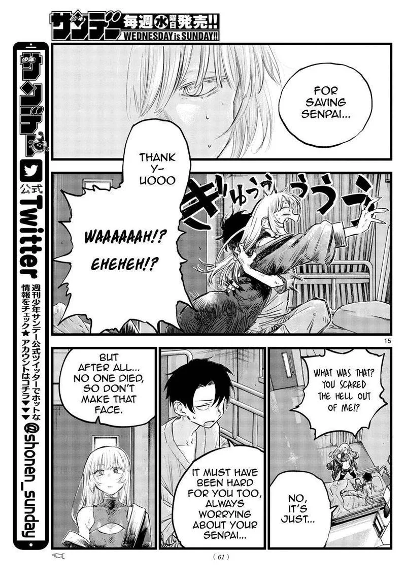 Yofukashi no Uta Chapter 94 page 15