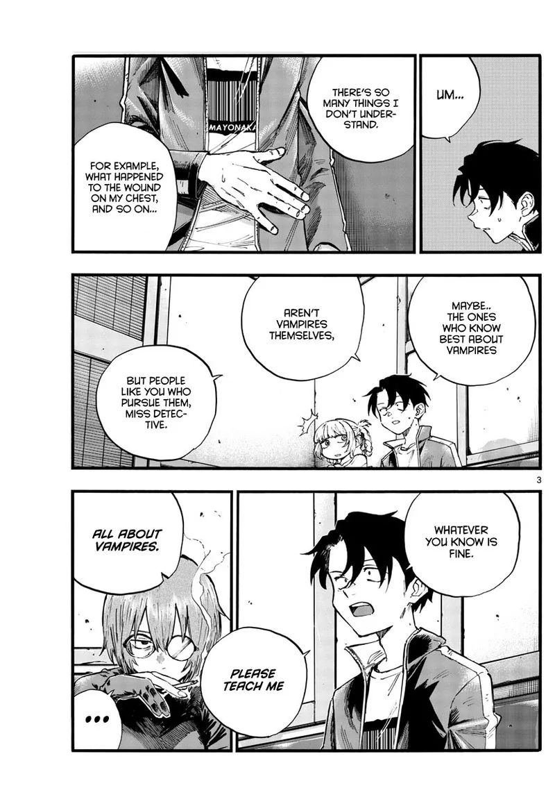 Yofukashi no Uta Chapter 96 page 3