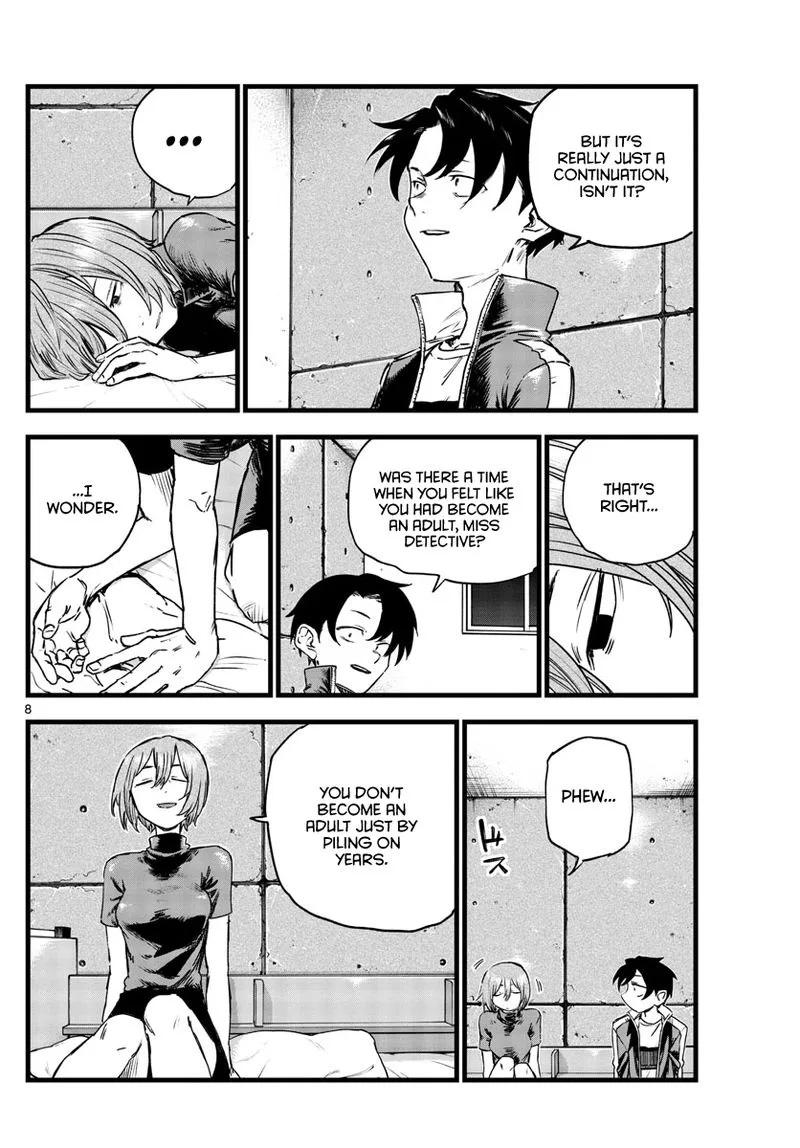 Yofukashi no Uta Chapter 97 page 8