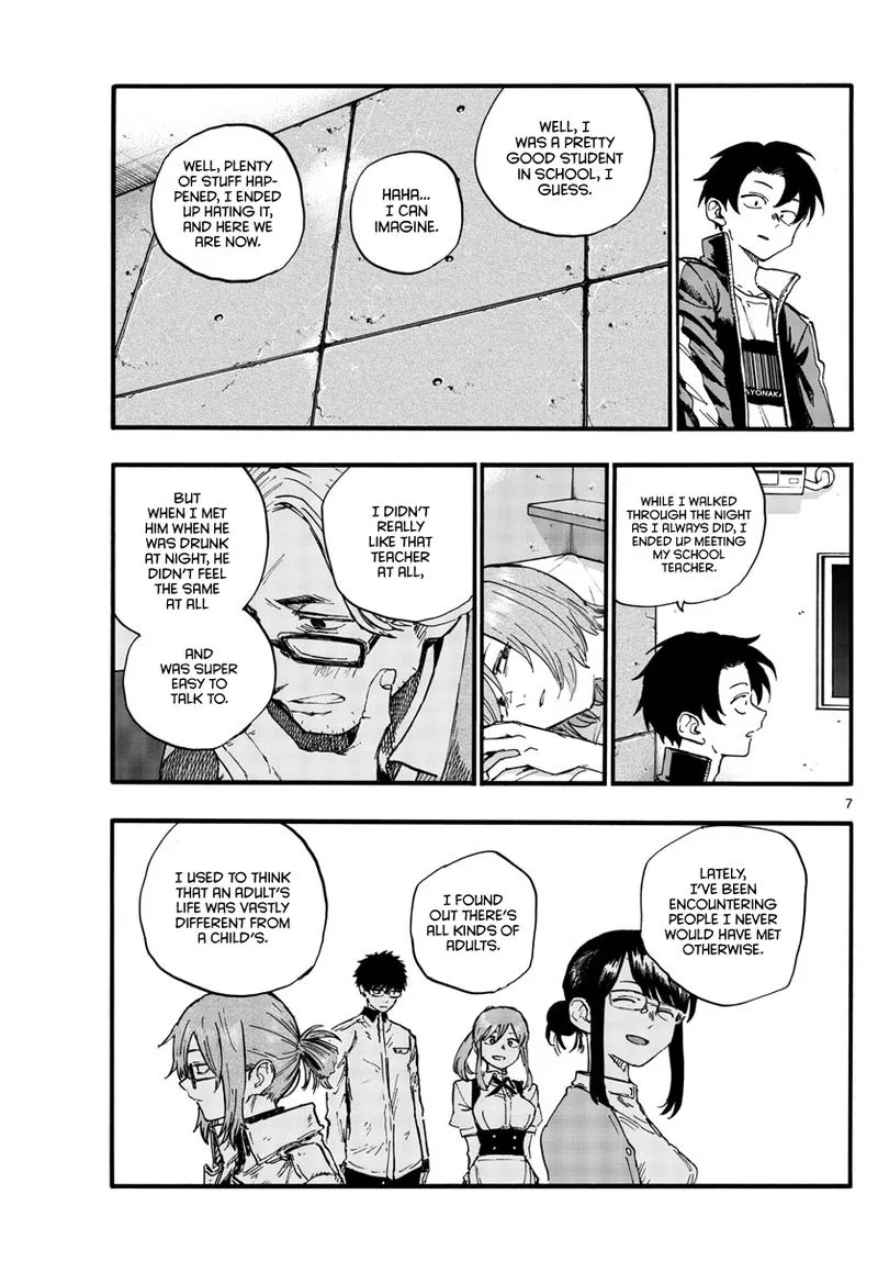 Yofukashi no Uta Chapter 97 page 7